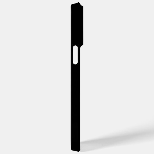 Zwart-Wit | Eenvoudig familienaam monogram Case-Mate iPhone Case (Achterkant / Rechts)