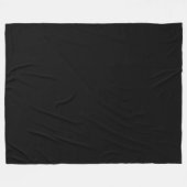 zwart-wit effen kleur Bedsprei Fleece Deken (Voorkant (Horizontaal))
