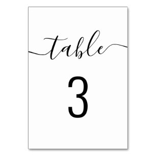 Zwart-wit elegant eenvoudig script bruiloft kaart