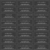 Zwart-wit Elegant Formeel Bruiloft Adres Sticker (Voorkant)