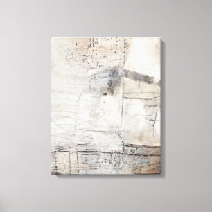 Zwart wit en Bronze Canvas Afdruk