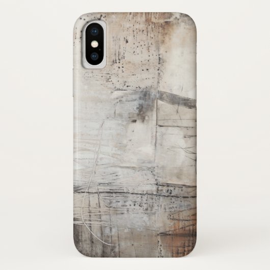 Zwart wit en Bronze Case-Mate iPhone Case (Achterkant)