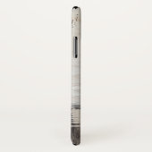 Zwart wit en Bronze Case-Mate iPhone Case (Achterkant / rechts)