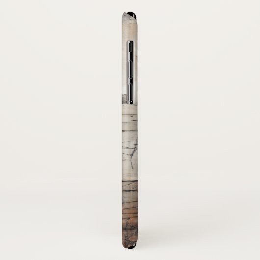 Zwart wit en Bronze Case-Mate iPhone Case (Achterkant/links)