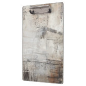 Zwart wit en Bronze Klembord (Links)