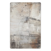 Zwart wit en Bronze Mini Klembord (Achterkant)