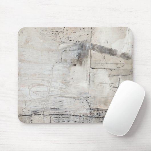 Zwart wit en Bronze Muismat (Met muis)