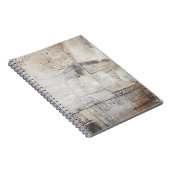 Zwart wit en Bronze Notitieboek (Rechterzijde)