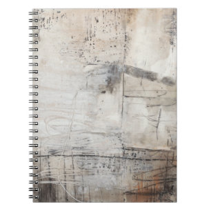 Zwart wit en Bronze Notitieboek