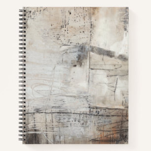 Zwart wit en Bronze Notitieboek