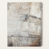 Zwart wit en Bronze Planner (Achterkant)