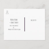 Zwart Wit en Goud Modern Bloemendesign Save The Da Aankondigingskaart (Achterkant)