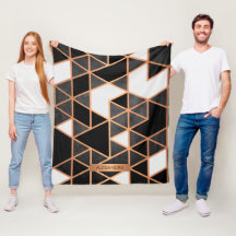 Zwart wit en gouden mozaïek