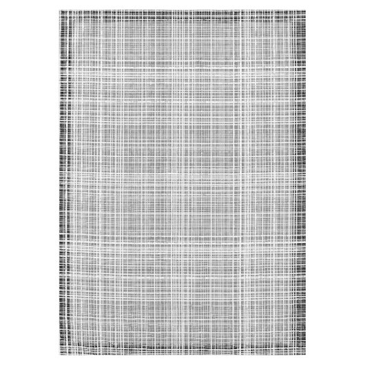 Zwart, wit en grijs Check Pattern Tafelkleed (Voorkant)