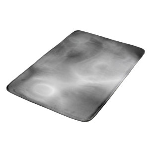 Zwart, wit en Grijs Marmered Abstract Badmat