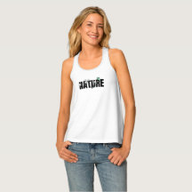 Zwart Wit en Groen Natuur Tanktop