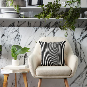 Zwart-wit en krullende spionageafdrukken kussen