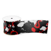 Zwart wit en rood Abstract Lint (Spoel)