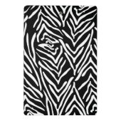 Zwart, wit en warm roze Zebra afdrukken Mini Klembord (Achterkant)