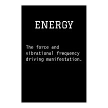 Zwart-wit energie Poster – Inspiratie