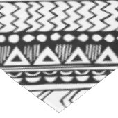 Zwart-wit Ethinic Mix Pattern Tablecloth Tafelkleed (Gekanteld)
