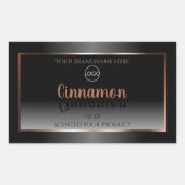 Zwart-wit etiket Roos Gold Lijst Logo (Voorkant)