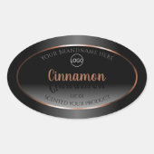 Zwart-wit etiket Roos Gold Lijst Logo (Voorkant)