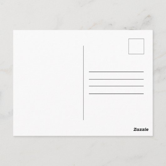 Zwart-wit ezelportret in het zuidwesten briefkaart (Achterkant)