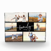 Zwart-wit familie fotoblok (Voorkant)