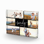 Zwart-wit familie fotoblok (Rechts)