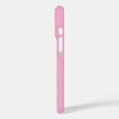 Zwart-wit Fancy Monogram Roze Case-Mate iPhone Case (Achterkant / Links)