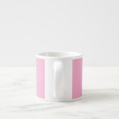 Zwart-Wit Fancy Monogram Roze Espresso Kop (Achterkant)