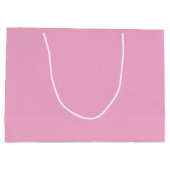 Zwart-wit Fancy Monogram Roze Groot Cadeauzakje (Achterkant)