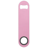 Zwart-wit Fancy Monogram Roze Speed Flessenopener (Achterkant)