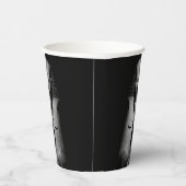 Zwart-wit farao koning papieren bekers (Rechts)