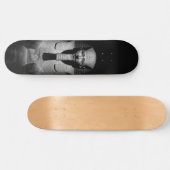 Zwart-wit farao koning skateboard (Horizontaal)