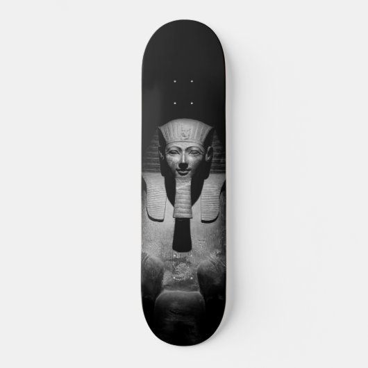 Zwart-wit farao koning skateboard (Voorkant)