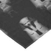 Zwart-wit farao koning tafelkleed (Gekanteld)