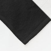 Zwart-wit Fleece Deken (Hoek)