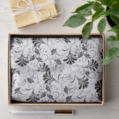 Zwart-wit flessenpatroon tissuepapier (Geschenk)