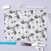 Zwart-wit flessenpatroon tissuepapier (Craft)