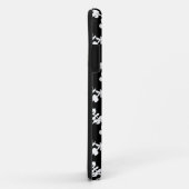 Zwart-wit flesvormig patroon Case-Mate iPhone case (Achterkant/rechts)