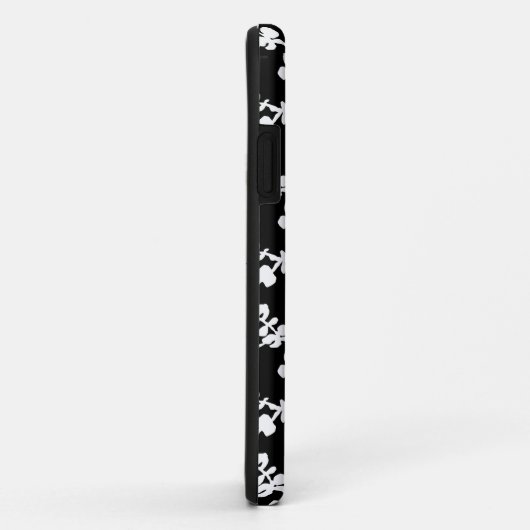 Zwart-wit flesvormig patroon Case-Mate iPhone case (Achterkant/rechts)