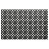 Zwart, wit Fleur De Lis patroon Stof (Yard (91,4 cm))