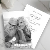 Zwart-wit foto alle trouwjubilées