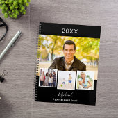 Zwart wit foto collage afspraken 2026 planner