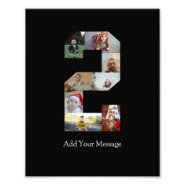 Zwart-wit foto collage nummer 2 afdruk