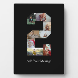 Zwart-wit foto collage nummer 2 fotoplaat