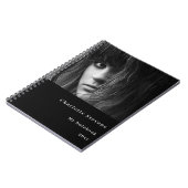 Zwart-wit foto notitieboek (Linkerzijde)