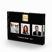 Zwart wit foto team business logo (Rechts)